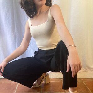 Banana Republic Wide Leg Tencel  Trousers